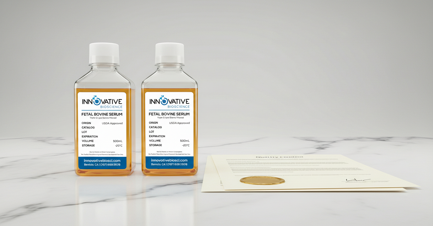 USDA Approved FBS | Fetal Bovine Serum from $425 – Innovative Bioscience