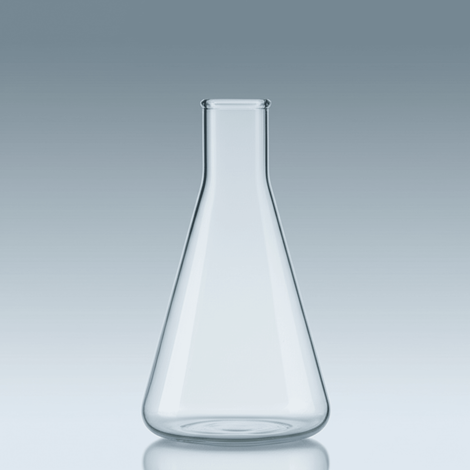Baffled Erlenmeyer Flasks — polycarbonate flask with screw cap
