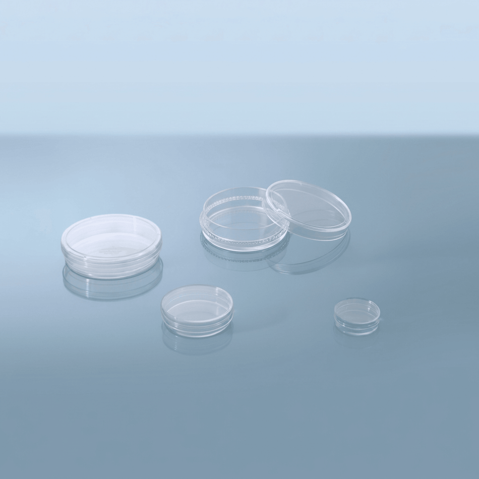 Cell Culture Dishes with Grip Ring - Complete Size Range (35mm, 60mm, 100mm)