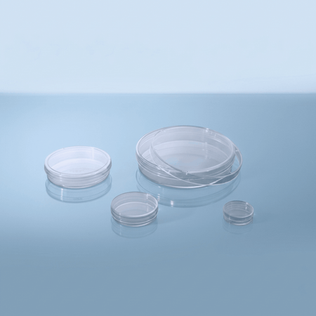 Cell Culture Dishes with Grip Ring - Size Comparison