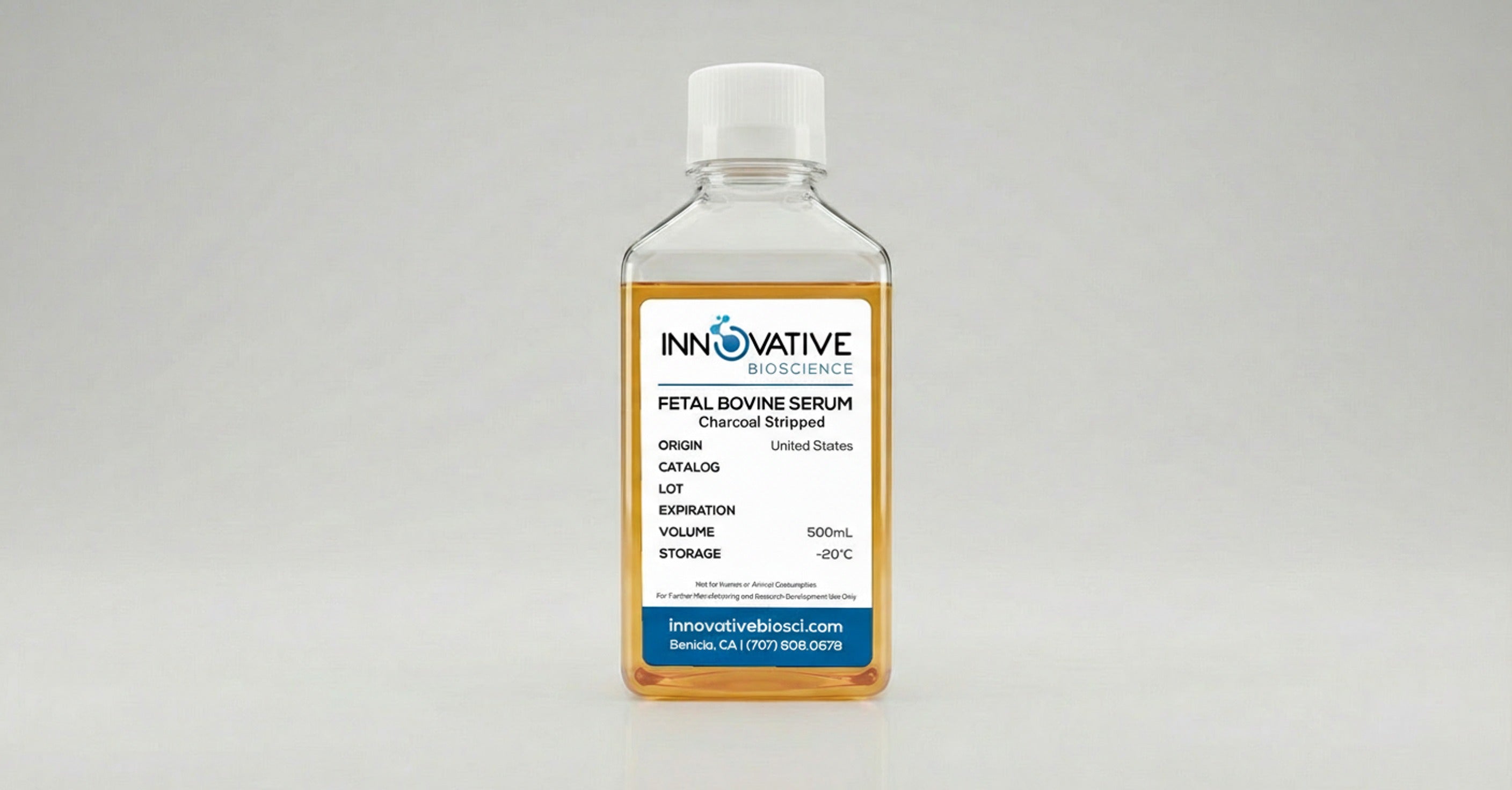 Charcoal Stripped Fetal Bovine Serum 500mL by Innovative Bioscience