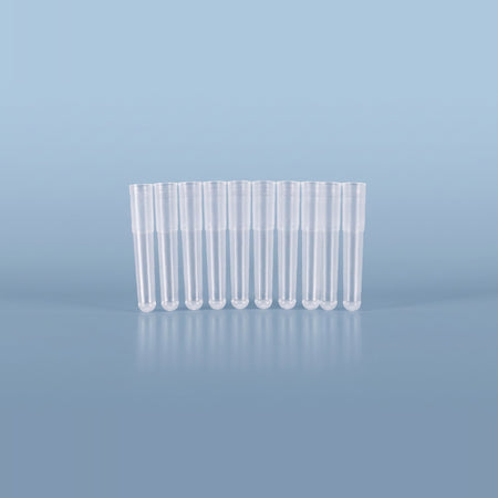 NEST 8-Strip Cluster Tubes with Caps for Sample Storage