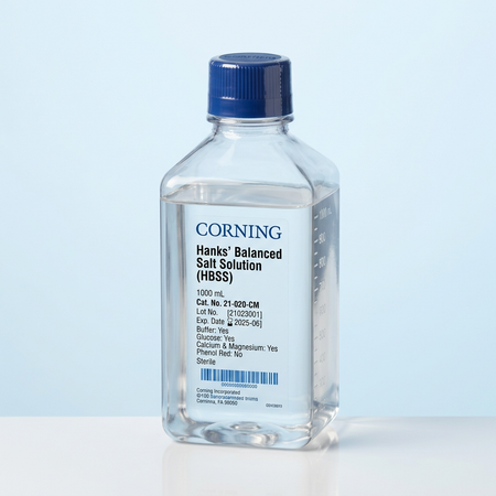 Corning HBSS Hanks Balanced Salt Solution 1L Bottle