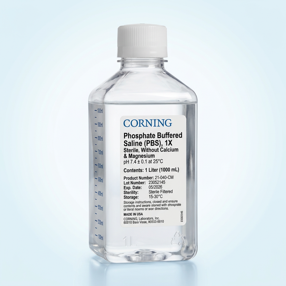 Corning PBS Phosphate Buffered Saline 1L Bottle