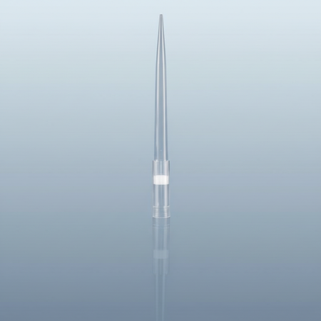 NEST 1000µL Filter Pipette Tip — closeup showing white aerosol barrier filter element inside tip