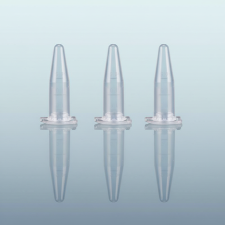 NEST Microcentrifuge Tubes — three 1.5mL clear tubes with caps closed showing graduations