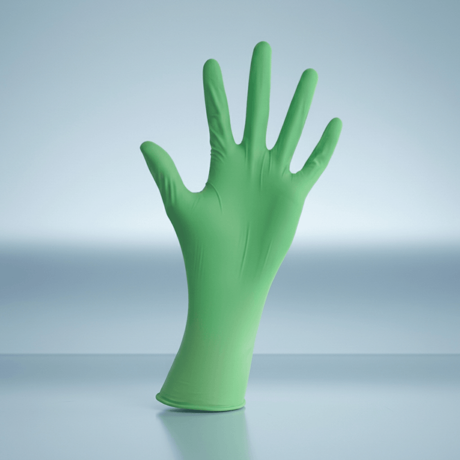 SHOWA 4mil Biodegradable Nitrile Gloves - Green