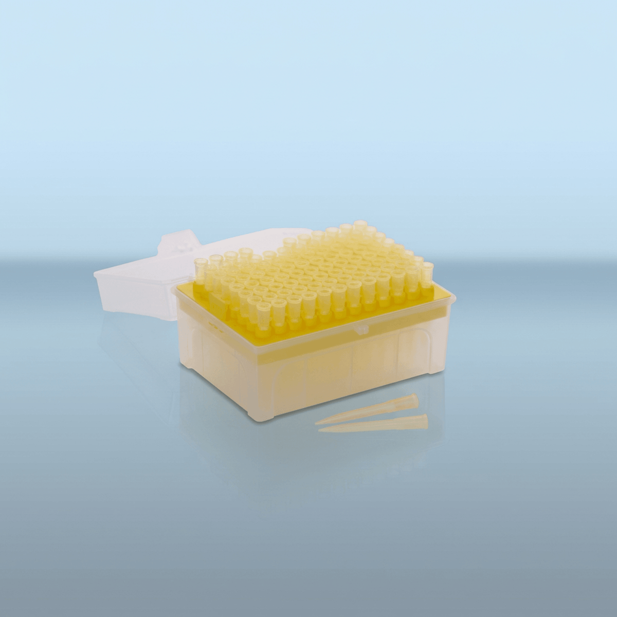 Universal Filter Pipette Tips - 10µL Standard Rack (Open with Tips)