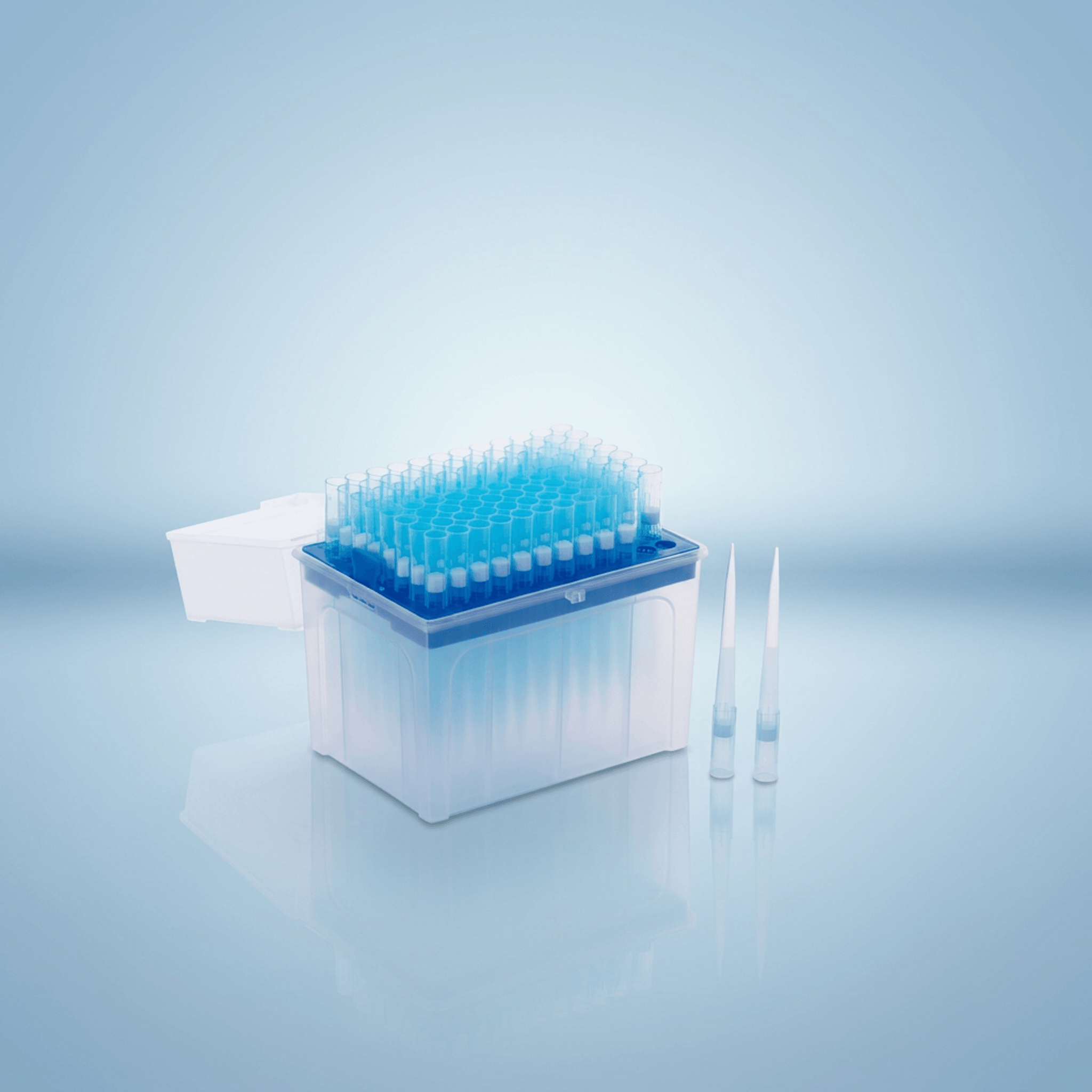 Universal Filter Pipette Tips - 1250µL Standard Rack (Open with Tips)