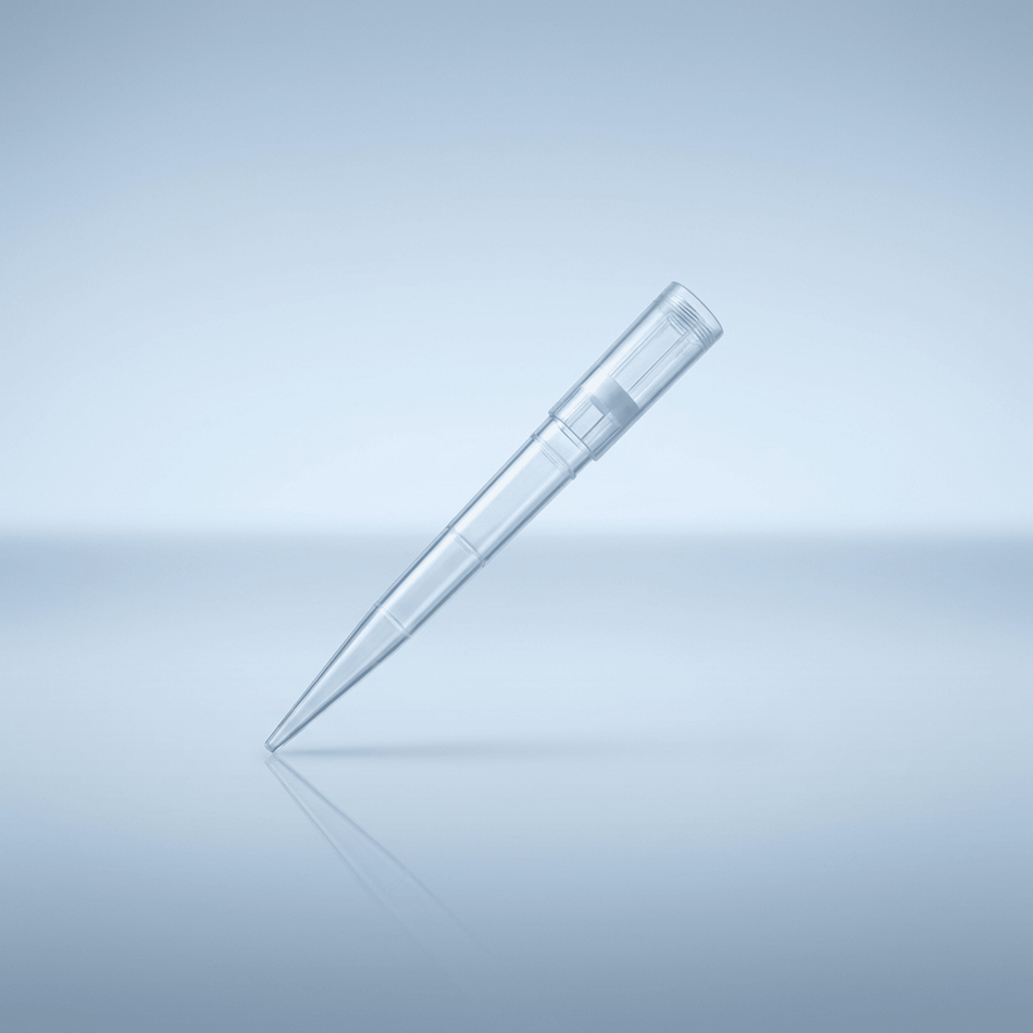 Universal Filter Pipette Tips - 1250µL Single Tip Closeup