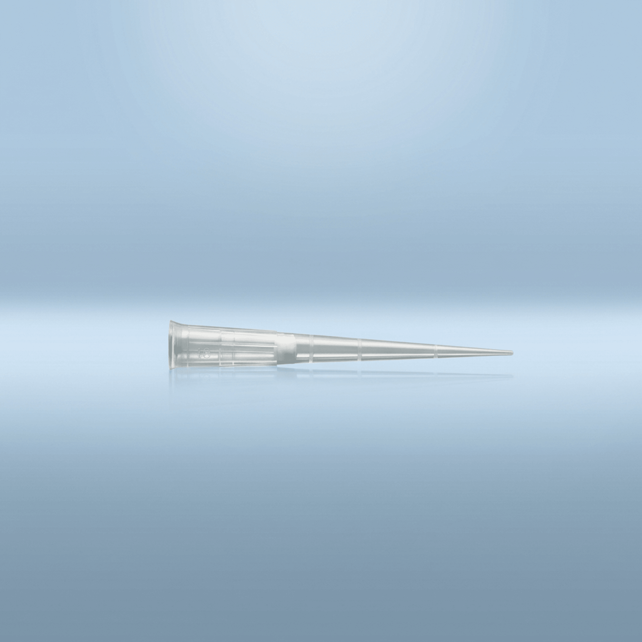 Universal Filter Pipette Tips - 200µL Single Tip (Side View)